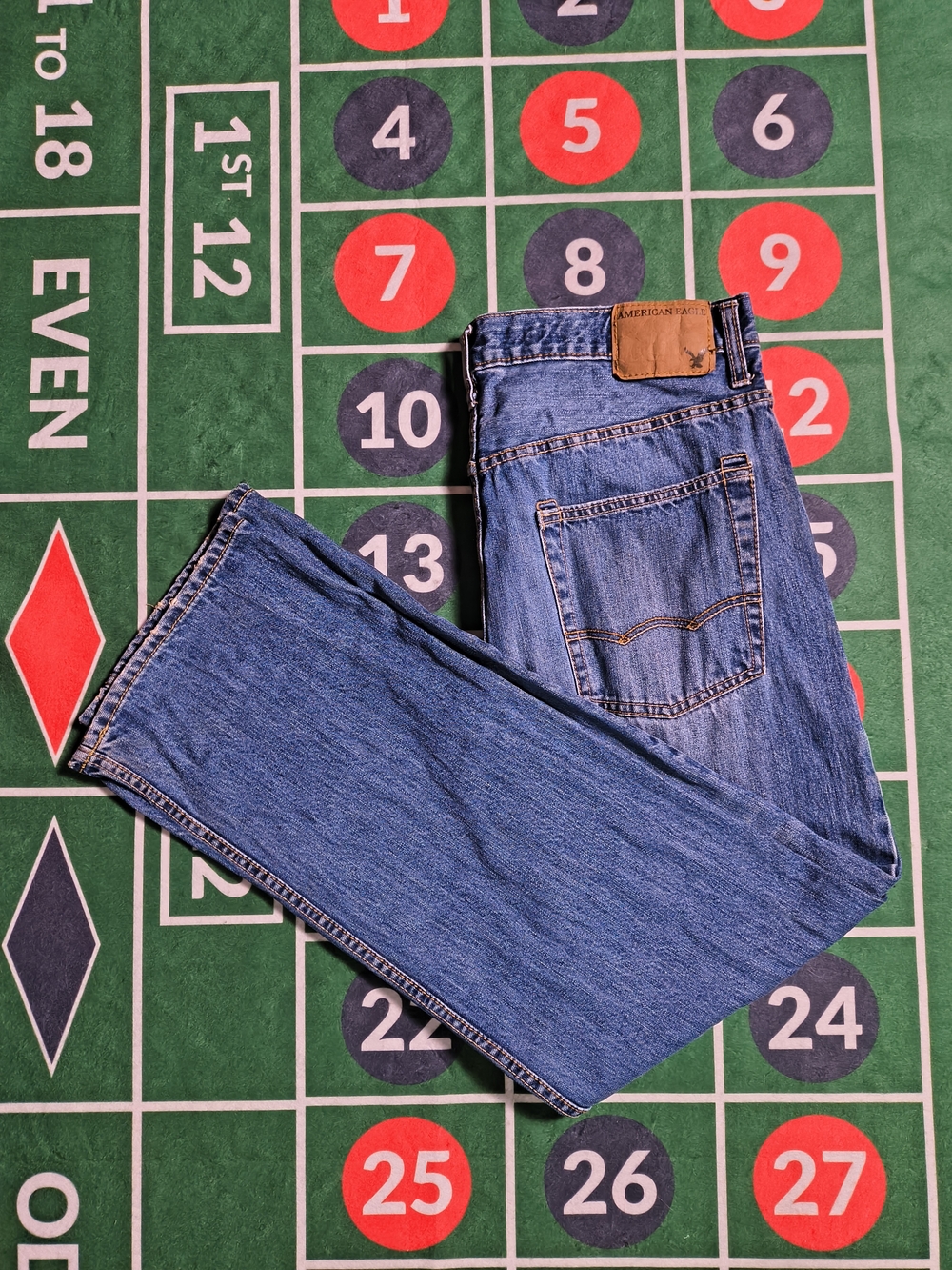 American Eagle Low Loose Jeans 32x29 Baggy Boyfriend Denim Tagged 32x32